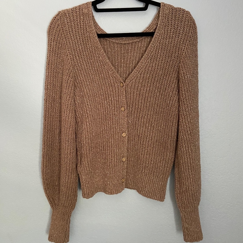 SOLD Abercrombie tan sweater